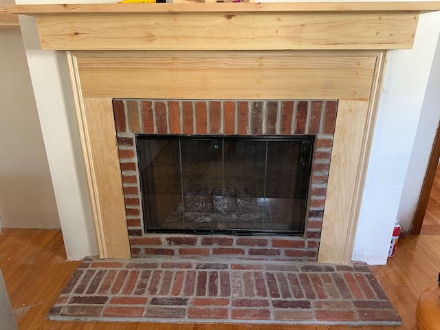 Mantle and Floating Shelves in Malden, MA