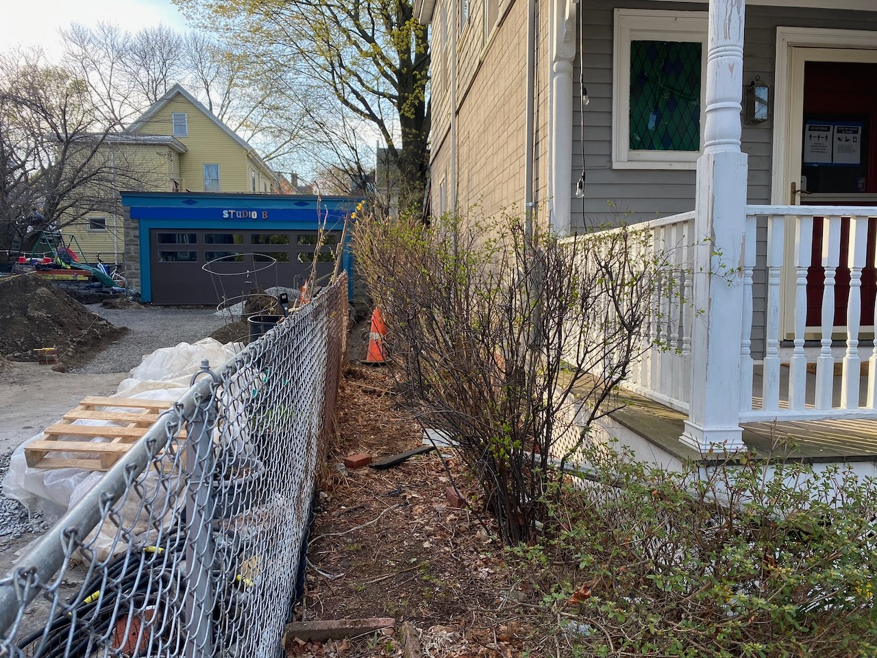 French Drain install in Somerville, MA